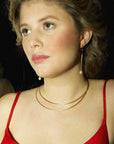 French Pearl Earrings Petit